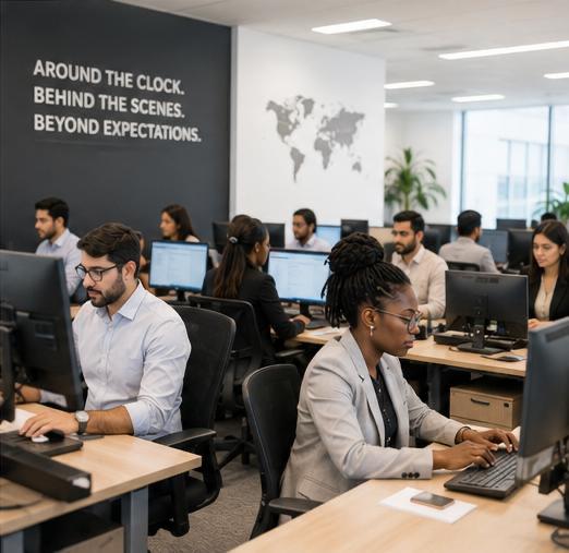 AALA operations floor working around the clock