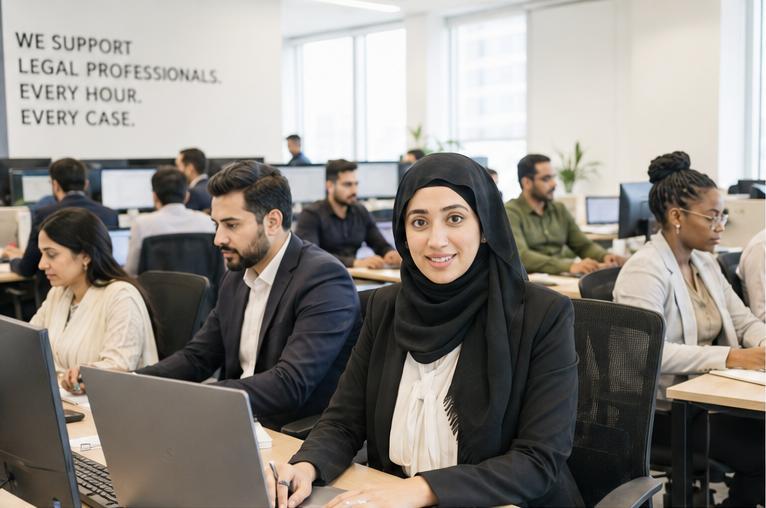 Legal professionals supporting law firms every hour, every case